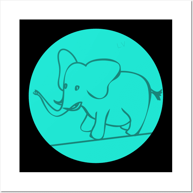 Elephant Lover Wall Art by Merchenland